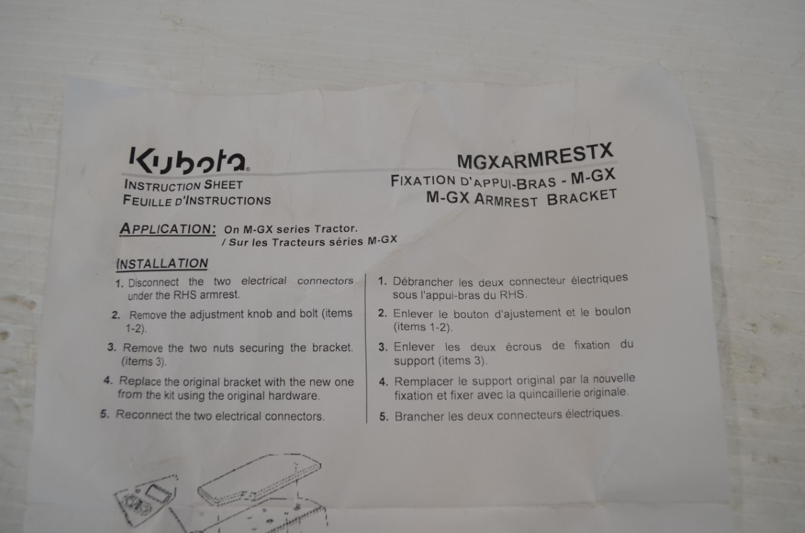 一 M-GX armrest bracet, part number MGXARMRESTX - Image 7