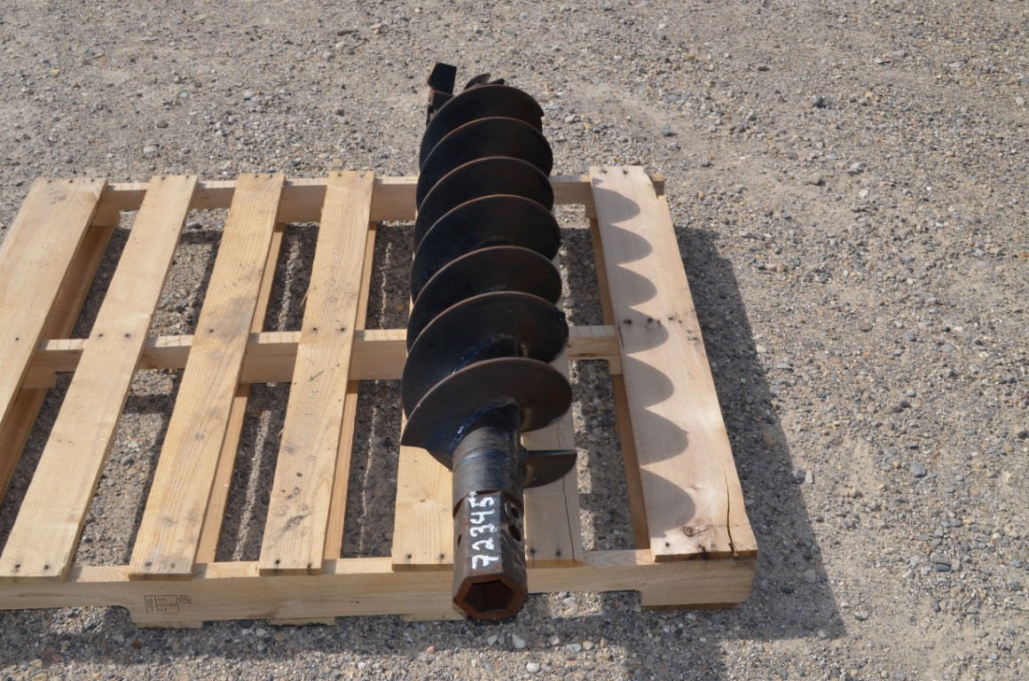 9" post hole auger, hex drive, (A0CD4H200) - Image 4
