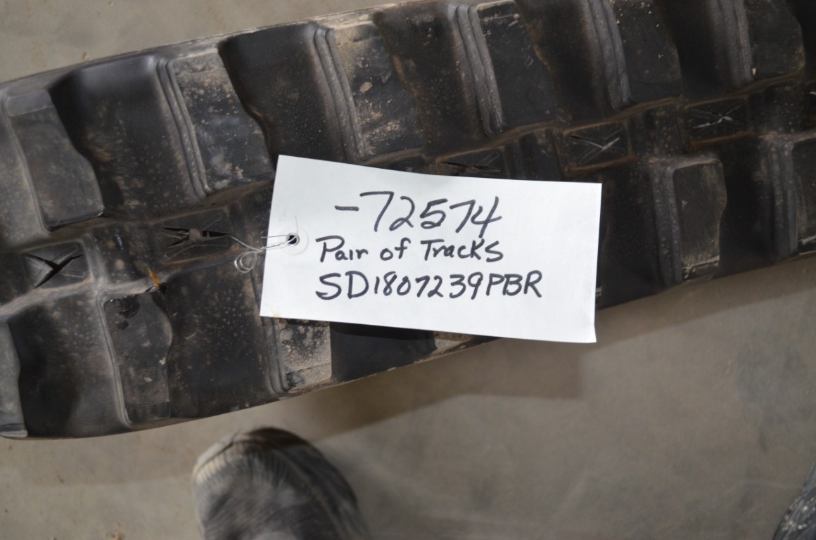 Camso 7" heavy duty block pattern rubber tracks, 180x72x39 to fit Bobcat MT55, Kubota KX21, KC50 dump, Vermmer RTX250, S400TX, DitchWitch SK 500, JT520, JD5. SD1807239PBR - Image 4