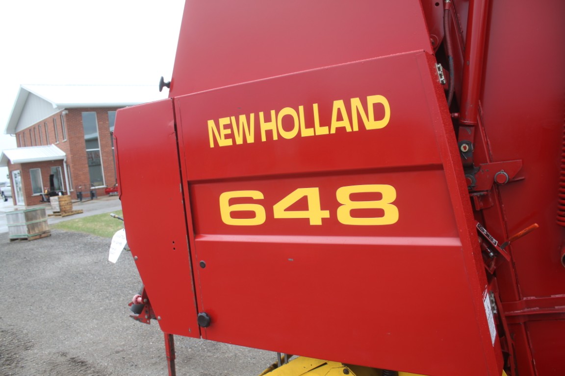 New Holland 648 round baler, Silage special, net wrap, wide pickup - Image 11