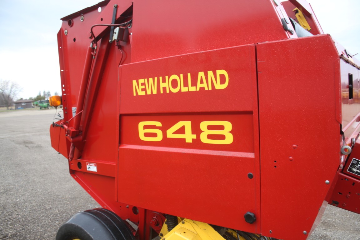 New Holland 648 round baler, Silage special, net wrap, wide pickup - Image 14