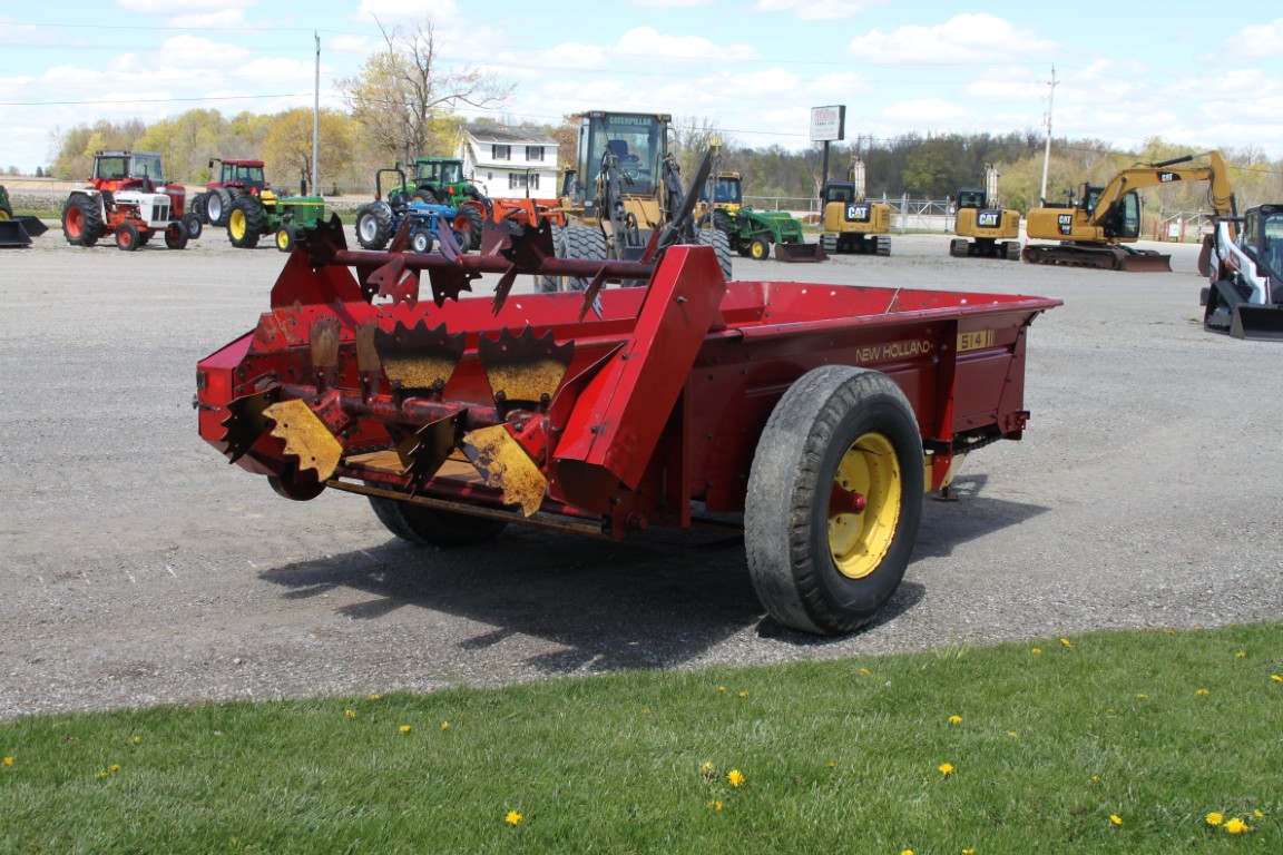 New Holland 514 manure spreader, top beater, very nice - Image 6