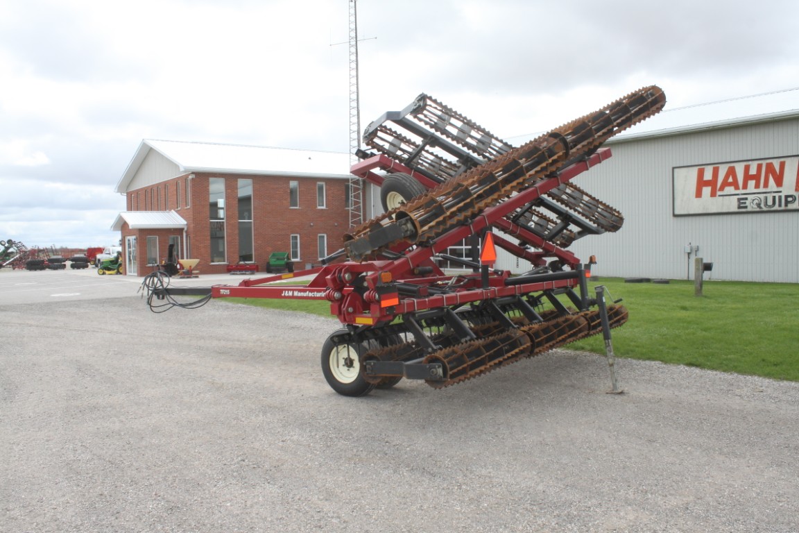 J& M TF215 38' crumbler, double rolling basket, buster bar - Image 7