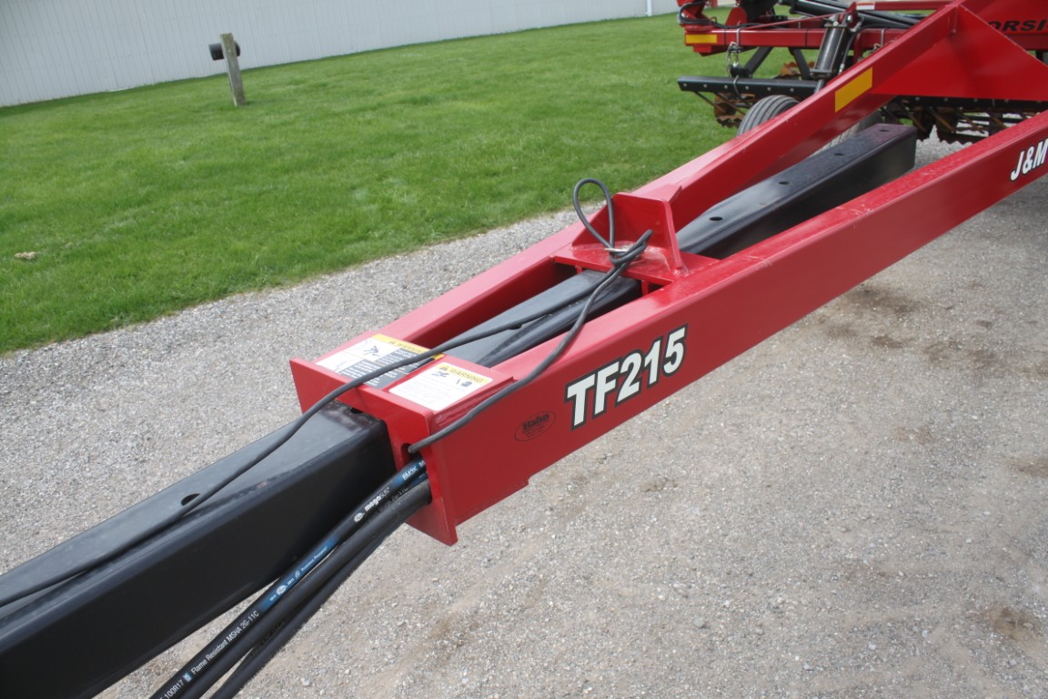 J& M TF215 38' crumbler, double rolling basket, buster bar - Image 14