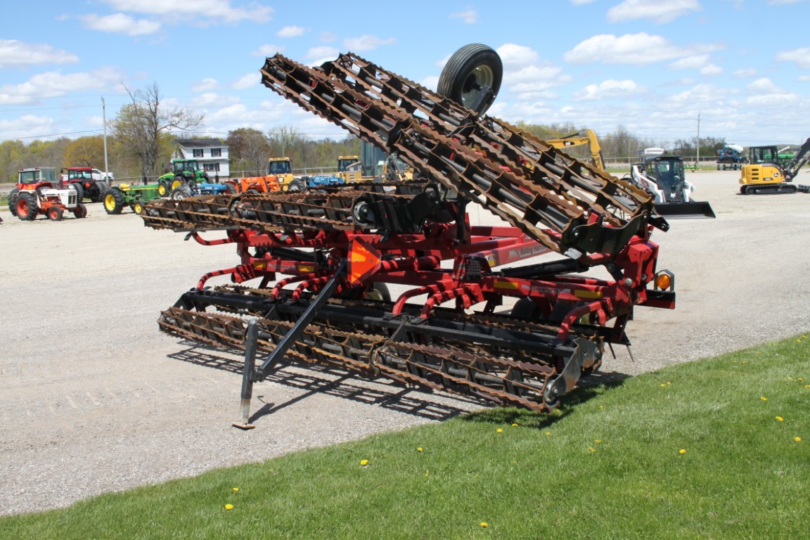 Unverferth 1245R 35' rolling harrow, double basket, leveling bar, gauge wheels - Image 6