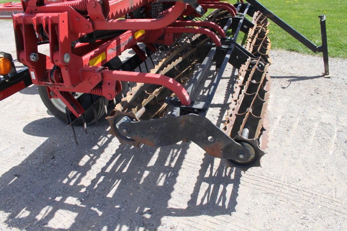 Unverferth 1245R 35' rolling harrow, double basket, leveling bar, gauge wheels - Image 9