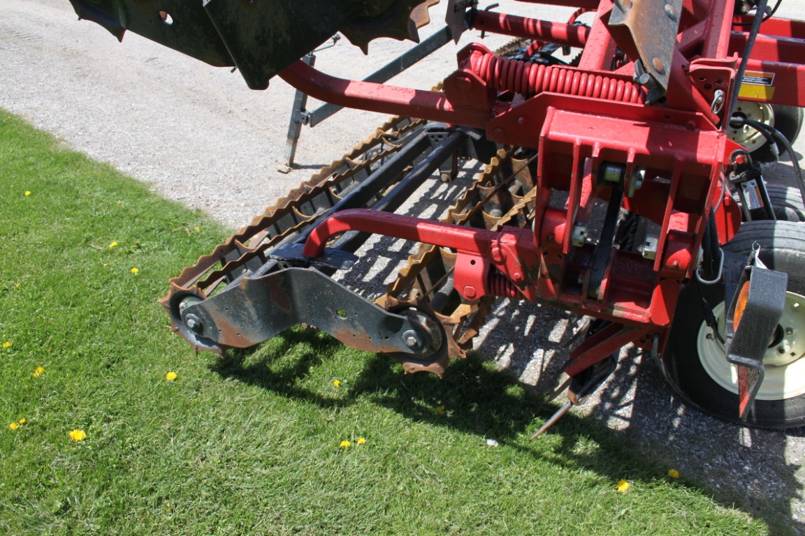 Unverferth 1245R 35' rolling harrow, double basket, leveling bar, gauge wheels - Image 14
