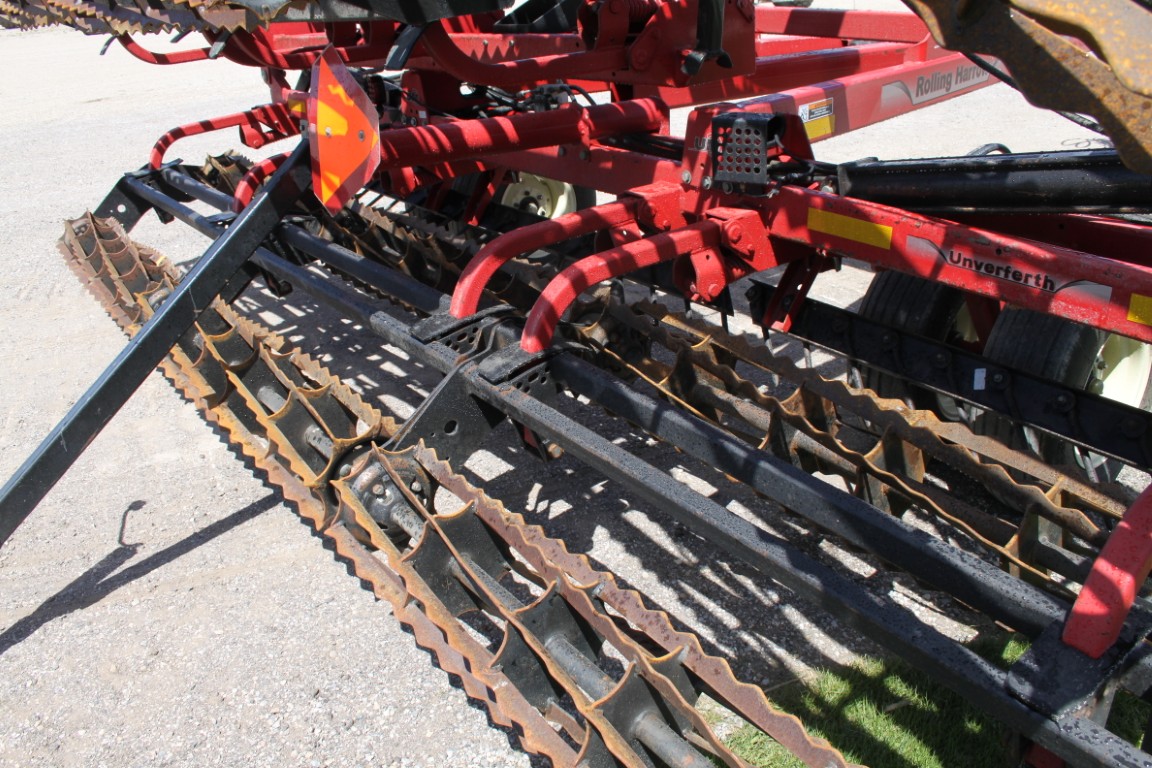 Unverferth 1245R 35' rolling harrow, double basket, leveling bar, gauge wheels - Image 15