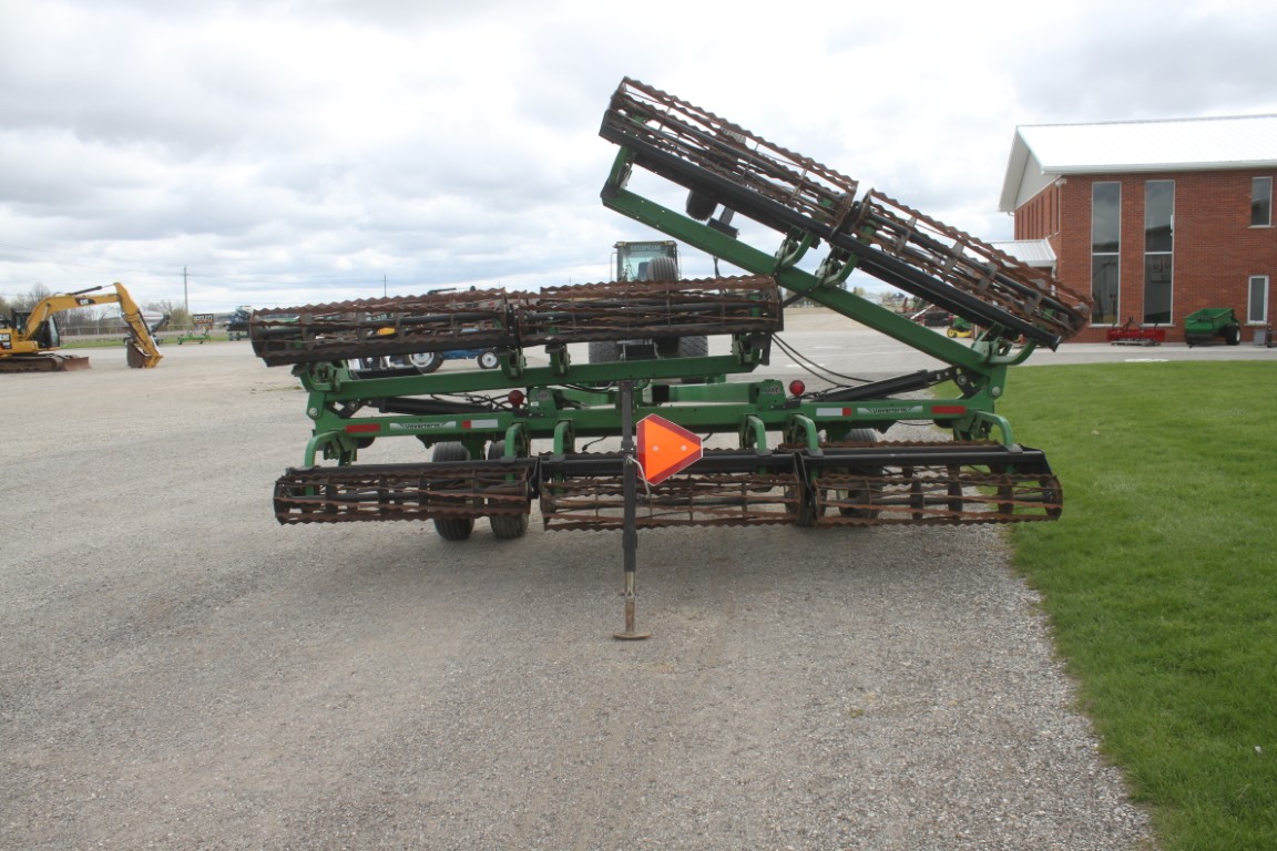 Unverferth 1225 35' rolling harrow, double basket, buster bar, gauge wheels - Image 6