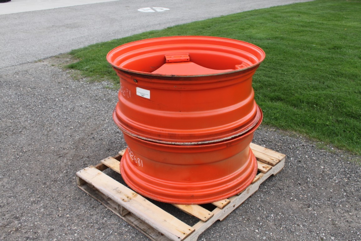 set of 8 bolt steel rims, 6" pilot, 8" bolt circle - Image 4