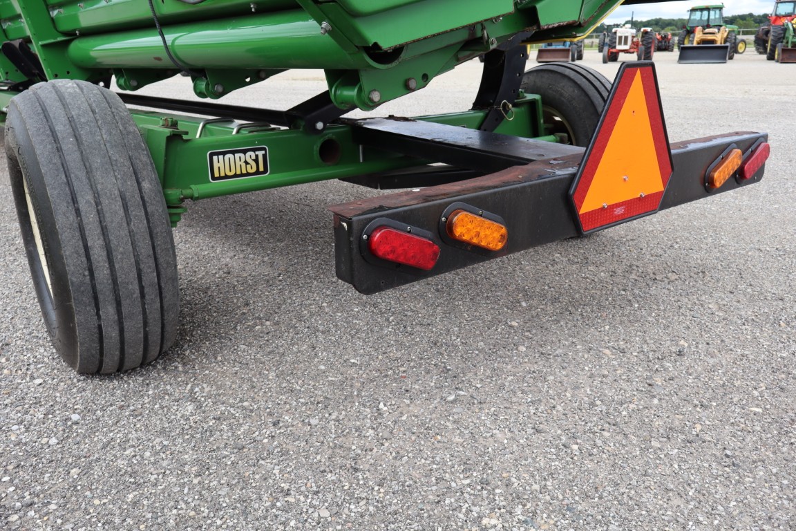 Horst 35' 4 wheel steer header carrier wagon - Image 7