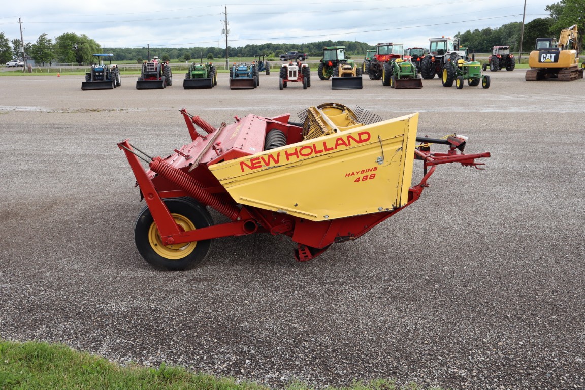New Holland 488 9' haybine, rubber conditioning rolls, local one owner - Image 5