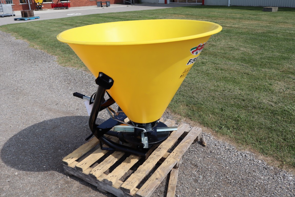 Walco Faza F500PVC Fertilizer Spreader Round Hopper w/ bin agitator - Image 4