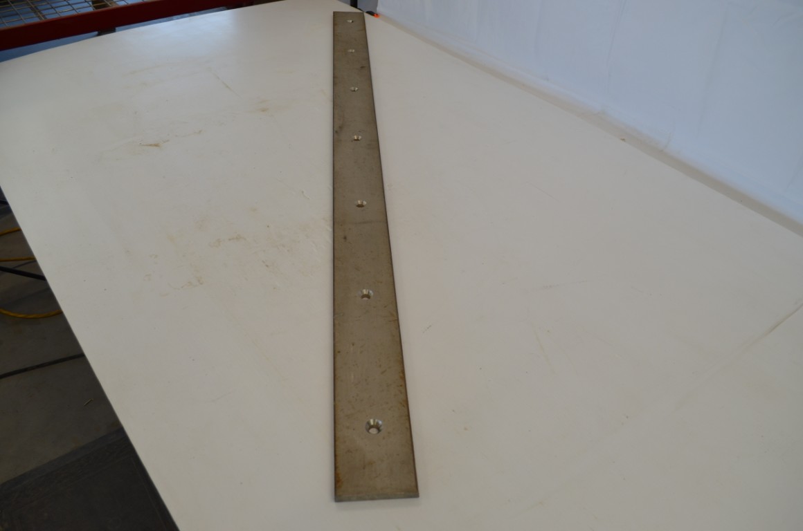 一 Pronovost 4"x67"x1/2" cutting edge, 7 holes, 140-15001 - Image 2